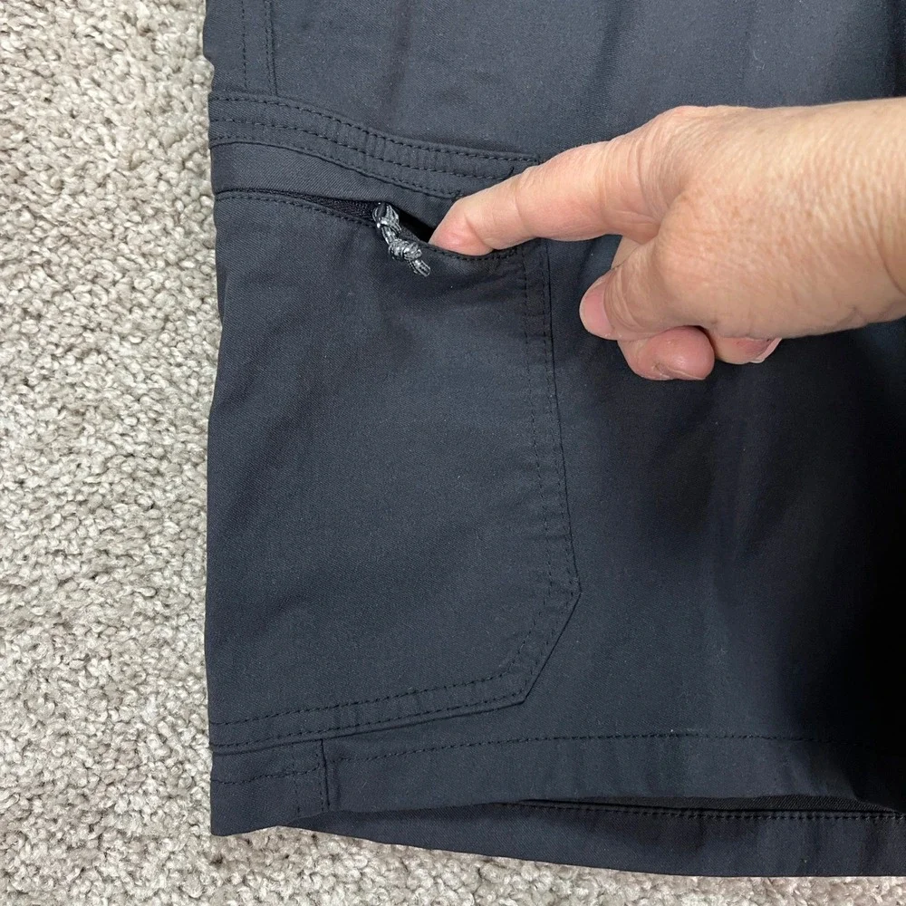 Wrangler All Terrain Gear Shorts Men 38 9 Black Cargo Flat Front Performance ATG - Picture 4 of 9